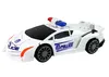 Lean Toys Roboterauto Polizei Weiß 2in1 Transformation Produktbild-Vorschau 2