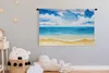 MuchoWow® Wandteppich Wandbehang Strand - Meer - Himmel Produktbild-Vorschau 3