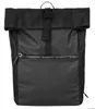 A black Bugatti backpack with a rolltop closure. Anteprima dell’immagine prodotto