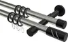 Interdeco Gardinenstange / Vorhangstange Edelstahl-Optik / Produktbild-Vorschau 1