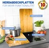 WENKO Herd Abdeckplatte Abdeckung Schneide Brett Glas 2er Produktbild-Vorschau 2
