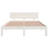 vidaXL Massief houten bed, wit, grenen, 140x200 cm Productafbeelding-voorbeeld 4