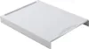 A white lid or tray is shown from a diagonal angle against a white background. Produktbild-Vorschau