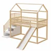 Flieks Etagenbett 90x200cm mit Rutsche, Kinderbett mit Produktbild-Vorschau 5