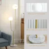 HOMCOM Metall-Stehlampe. Goldene Wohnzimmer-Stehlampe mit 2 Produktbild-Vorschau 7