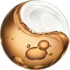 A close-up abstract image of two liquids, one golden and one white, swirling together within a spherical shape, with small bubbles visible. Produktbild-Vorschau