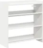 vidaXL Stojan na boty bílý 60x25x62 cm materiál na bázi Náhled obrázku produktu 1