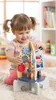 Montessori Holzspielzeug Rakete 5-in-1 – Motorikspielzeug Produktbild-Vorschau 1