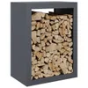 Brennholzregal Anthrazit 60x40x80 cm Stahl Produktbild-Vorschau 3