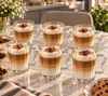 6x Teegläser Cocktailgläser mit Henkel & Goldrand–Elegante Produktbild-Vorschau 1