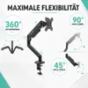ProfiPatch Monitor Halterung 1 Monitor, arm für VESA Produktbild-Vorschau 2