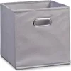 Úložný box Zeller, fleece, šedý, 32 x 32 x 32 cm Náhled obrázku produktu 1