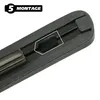 Close-up view of a black wiper blade with a white outline highlighting a specific part. Produktbild-Vorschau