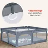 Teddle Laufstall Baby - Laufgitter Baby mit 50x Spielbälle Produktbild-Vorschau 4