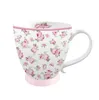 Isabelle Rose Kaffeebecher Lucy mit Rosen Porzellan Tasse Produktbild-Vorschau 1