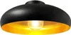 Deckenlampe Schwarz Gold E27 Deckenleuchte Metall Produktbild-Vorschau 1