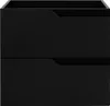 A black, two-drawer vanity unit. Produktbild-Vorschau