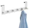 WENKO Türgarderobe Weiß 6 Haken Tür Aufhängen Haken-Set Produktbild-Vorschau 2
