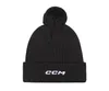 Cappello CCM Team Pom in maglia Sr, colore:nero Anteprima dell’immagine prodotto 1