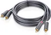 Câble 2Rca (Cinch) vers 2Rca (Cinch) Ugreen Av104 3M (Noir) Voir les images du produit 4