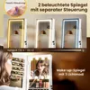 Szafka na biżuterię COSTWAY 360° z pełnowymiarowym lustrem Podgląd zdjęcia produktu 6