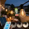 Solárna svetelná reťaz LUMILED pre exteriér, 15 m, S14, 22x Náhľad obrázku produktu 1
