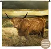 MuchoWow® Wandteppich Wandbehang Schottische Hochlandrind - Produktbild-Vorschau 1
