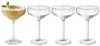 Martini Glaser - 4x Stuck - Glas - 300ml - mit Streifen - Produktbild-Vorschau 1