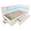 okwish Einzelbett Schlafsofa 90x200 mit Ladeanschlüsse und Produktbild-Vorschau 7