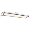 Lindby LED-Panel Nelios, 120 x 30 cm, CCT, schwarz, Metall Produktbild-Vorschau 4