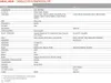 A table listing product compatibility information. Produktbild-Vorschau
