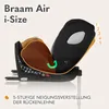 A car seat with its backrest tilted to show the adjustment mechanism. Produktbild-Vorschau