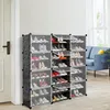 Schuhschrank modular DIY Steckregal System  Kunststoff Produktbild-Vorschau 4
