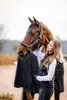 Cavallo Halfter PEPPY black Hahnentritt-Optik Horsefashion Produktbild-Vorschau 3