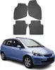 2001-2008 Honda Jazz Fußmatten Gummi Schwarz 4 tlg Produktbild-Vorschau 13