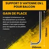 Extralink Support balcon pour antenne satellite 250 × 750 Voir les images du produit 3