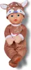Zapf BABY nato per i bambini Cervo addormentato 30 cm Anteprima dell’immagine prodotto 1