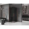Kabina prysznicowa Mexen Velar Duo 100x100cm, grafit/różowe Podgląd zdjęcia produktu 2