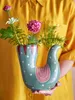 Trudy Vase, Bunt, Steingut Produktbild-Vorschau 2