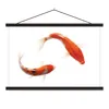 MuchoWow® Textilposter Koi-Karpfen vor einem weißen Produktbild-Vorschau 1