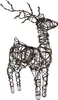 Renna 3D a LED, struttura in filo metallico con aspetto in Anteprima dell’immagine prodotto 4