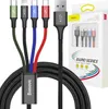Baseus kabel przewód USB 4w1 Lightning / 2x USB Typ C / Podgląd zdjęcia produktu 27