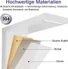 A diagram showing the layered materials of a shower panel. Náhľad obrázku produktu