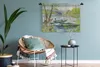 MuchoWow® Wandteppich Wandbehang Angeln im Frühling - Produktbild-Vorschau 5