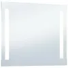 vidaXL Badezimmer-Wandspiegel mit LEDs 100x60 cm Produktbild-Vorschau 4