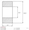 AS-PL Lager Kugellager Rillenkugellager 6,00x10,00x8,00xmm Produktbild-Vorschau 2