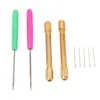 A set of tools for doll hair rooting, including two handles with needles and several loose needles. Náhľad obrázku produktu