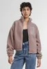 Urban Classics Ladies Sherpa Mix Jacket duskrose - XS Náhled obrázku produktu 1