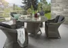 Destiny Sitzgruppe MALAGA LUNA 4x Sessel + Tisch Ø120x75cm, Produktbild-Vorschau 1