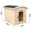 Hundehütte Outdoor kleine Hunde – Hundehaus Holz für Produktbild-Vorschau 9